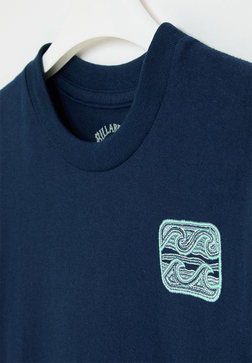 Billabong  - Crayon wave short sleeve - navy