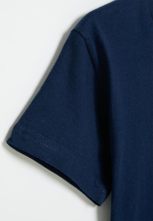 Billabong  - Crayon wave short sleeve - navy