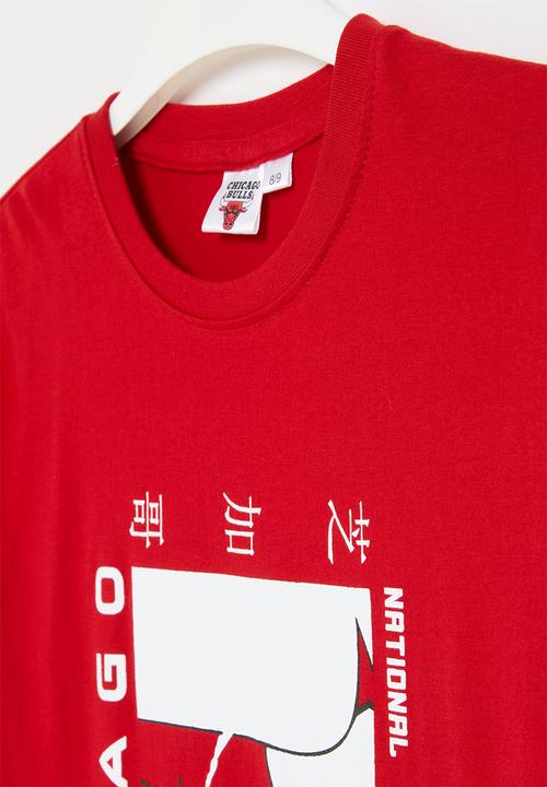 NBA - Kids CHI tee chicago bulls - red