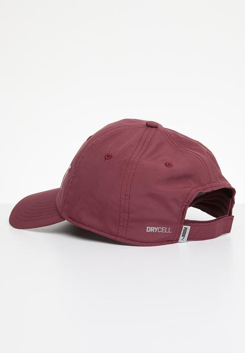 PUMA - Poly cotton cap - dark jasper