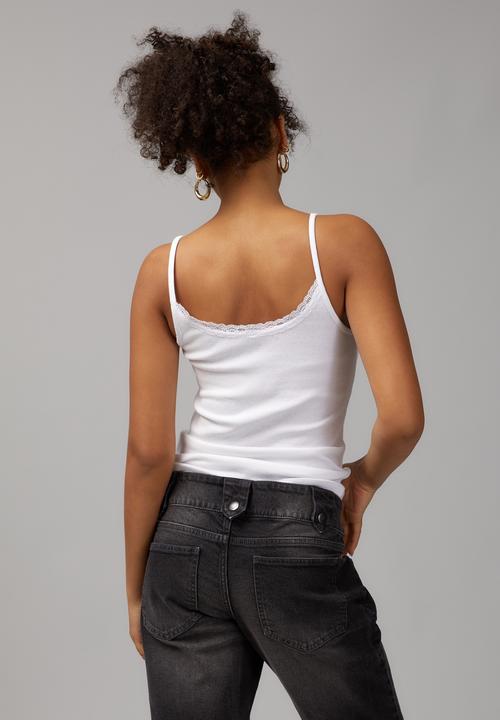 Factorie - Pointelle cami - white