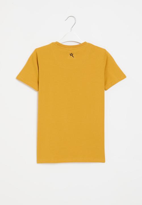 SOVIET - Boys fashion tee - mustard