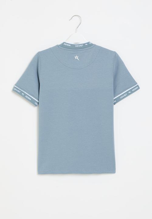 SOVIET - Boys crew neck tee - powder blue