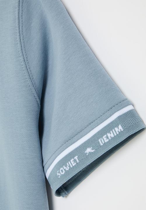 SOVIET - Boys crew neck tee - powder blue