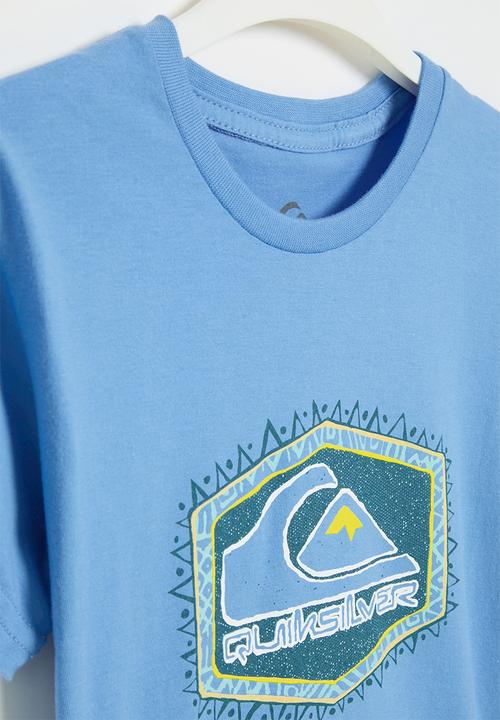 Quiksilver - Retro lines short sleeve pre-boy - azure blue