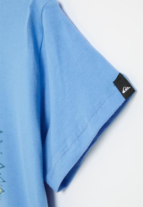 Quiksilver - Retro lines short sleeve pre-boy - azure blue