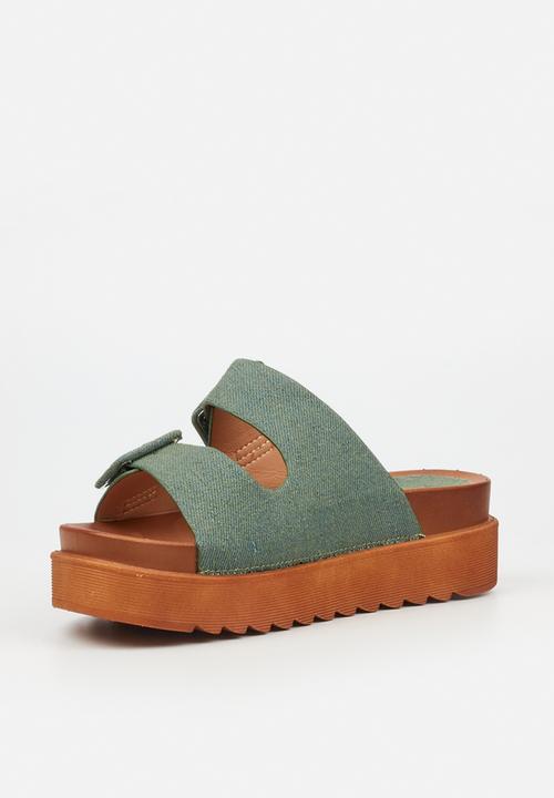 Butterfly Feet - Patos 1 sandal - olive