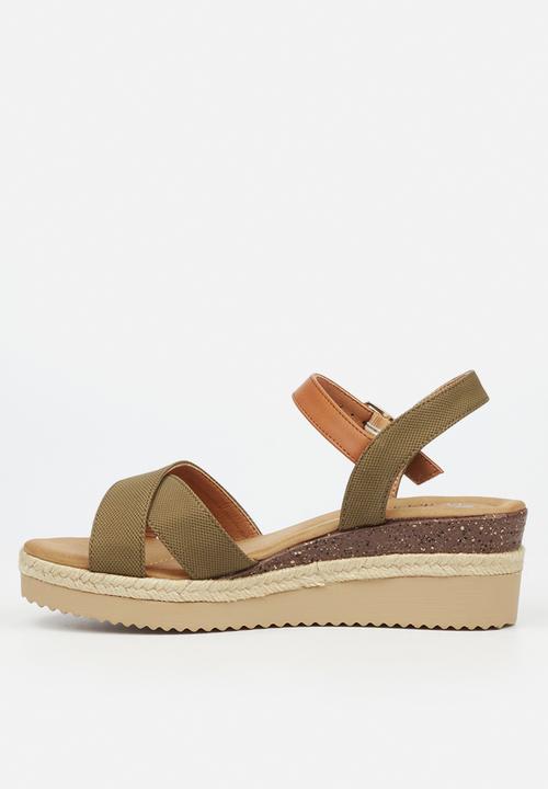 Butterfly Feet - Tammy 1 wedge heel - olive