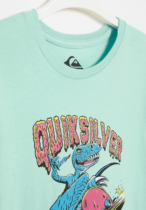 Quiksilver - Dinos ride short sleeve pre-boy - pastel turquoise