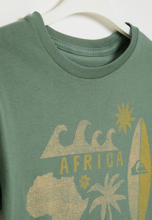 Quiksilver - Africa surfed short sleeve boys - kalamata