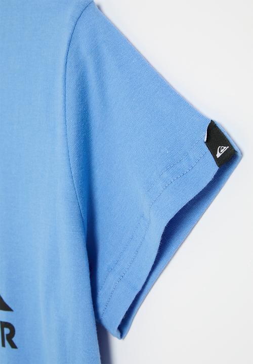 Quiksilver - Corp logo short sleeve boy - azure blue