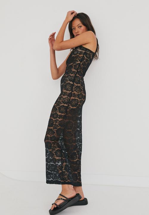 Supré  - Ivy lace maxi dress - black