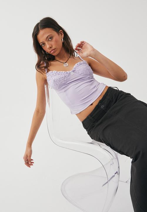 Supré  - Lauren lace cami - soft lilac