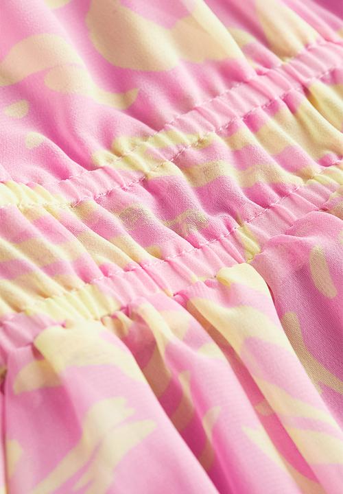 H&M - Patterned dress - pink patterned 
