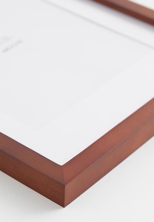 H&M - Wooden frame - brown