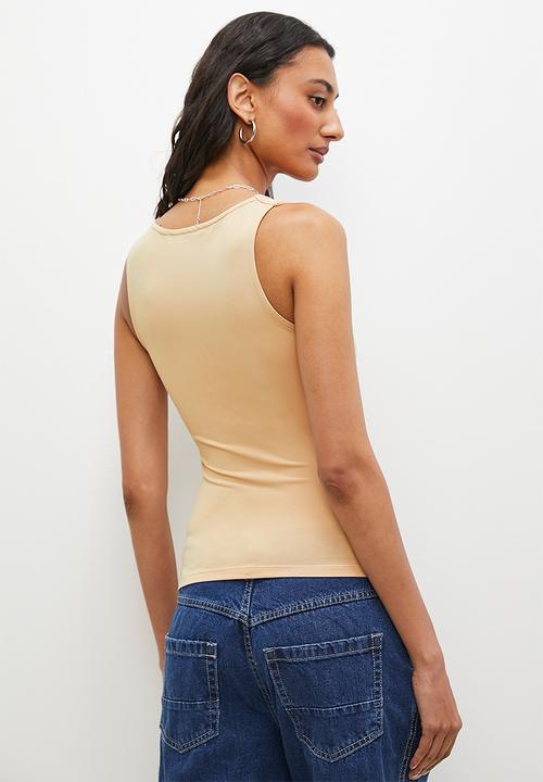 Superbalist - V neck vest - beige