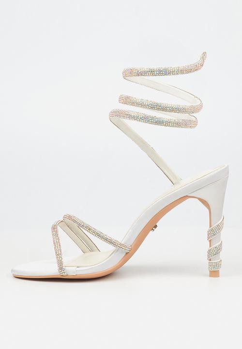 Miss Black - Jazz 13 stiletto heel - white