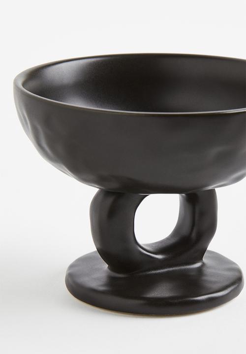 H&M - Small stoneware bowl - black