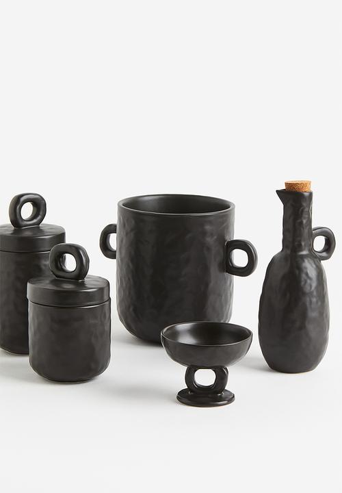 H&M - Small stoneware bowl - black