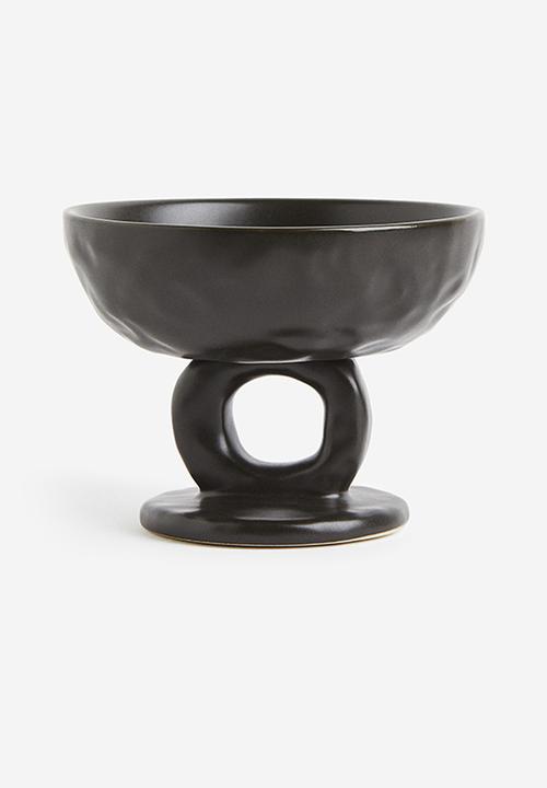 Small stoneware bowl - black