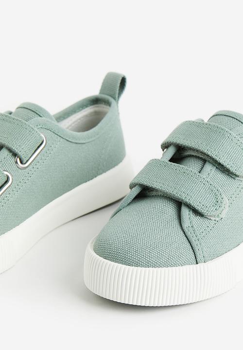 H&M - Canvas trainers - sage green