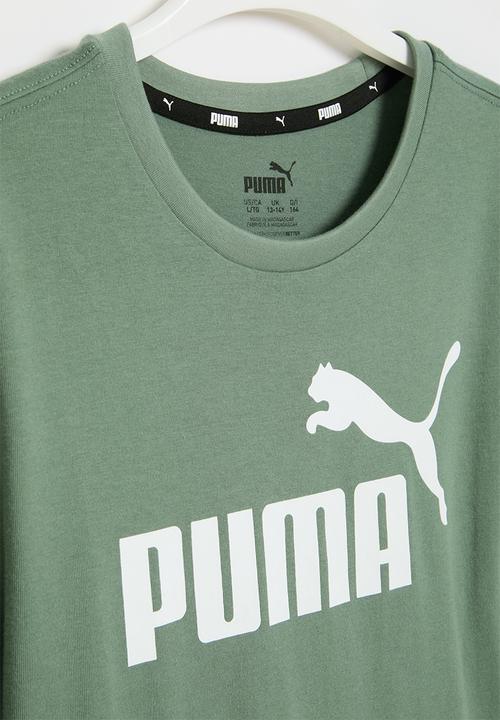 PUMA - Ess logo tee b - eucalyptus