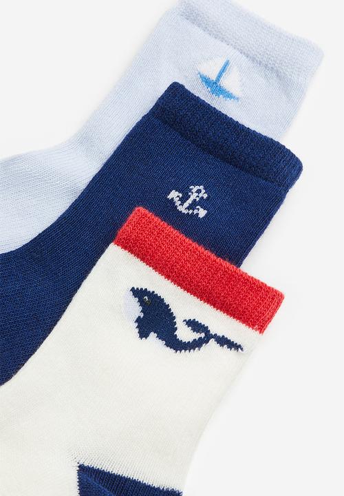 H&M - 5 Pack socks - navy blue
