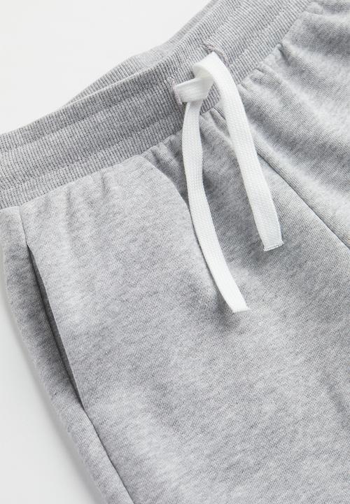 H&M - Sweatshirt shorts - light grey marl