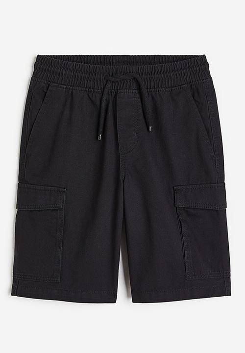 H&M - Twill cargo shorts - black