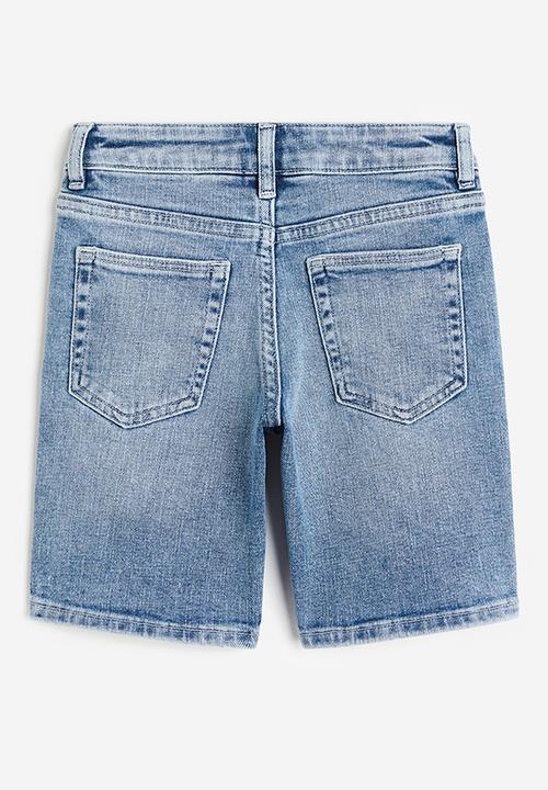 H&M - Relaxed fit denim shorts - light denim blue