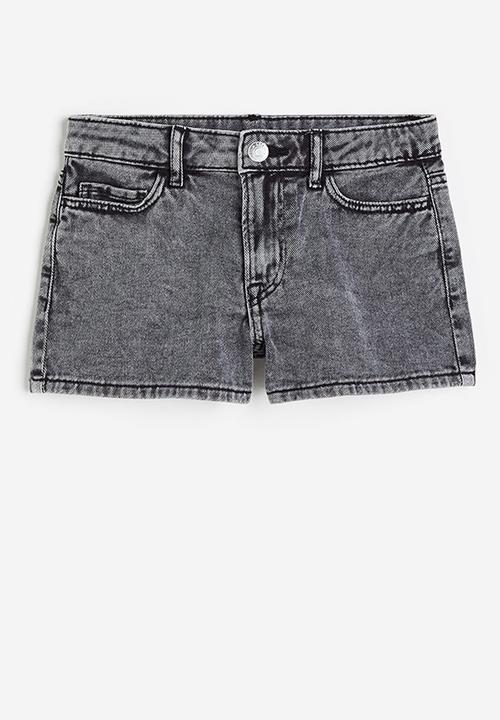 H&M - Relaxed fit high shorts - black