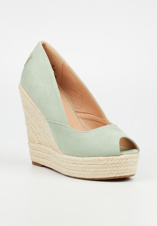 Miss Black - Moniker 5 wedge heel - sage