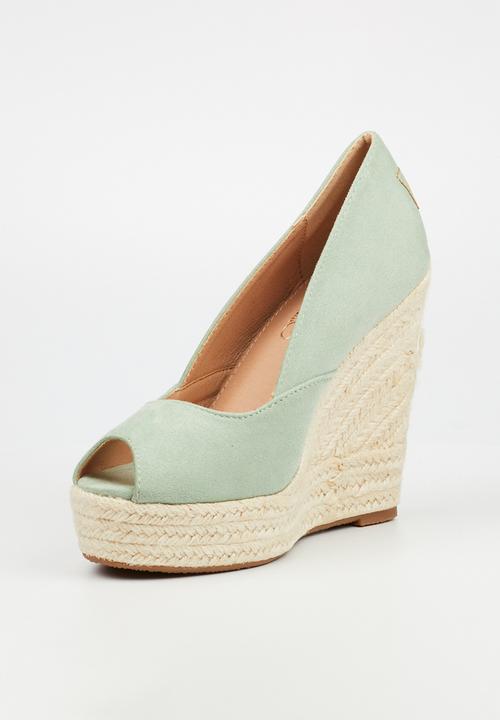 Miss Black - Moniker 5 wedge heel - sage