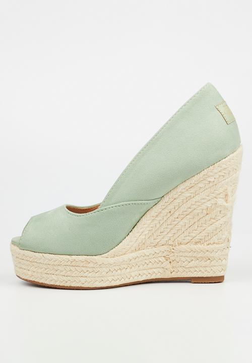 Miss Black - Moniker 5 wedge heel - sage