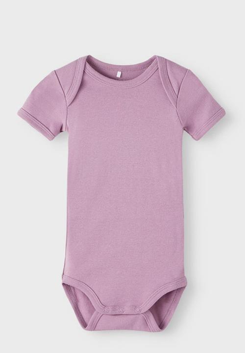 Name It - Nbfbody 3 pack short sleeve cat - valerian