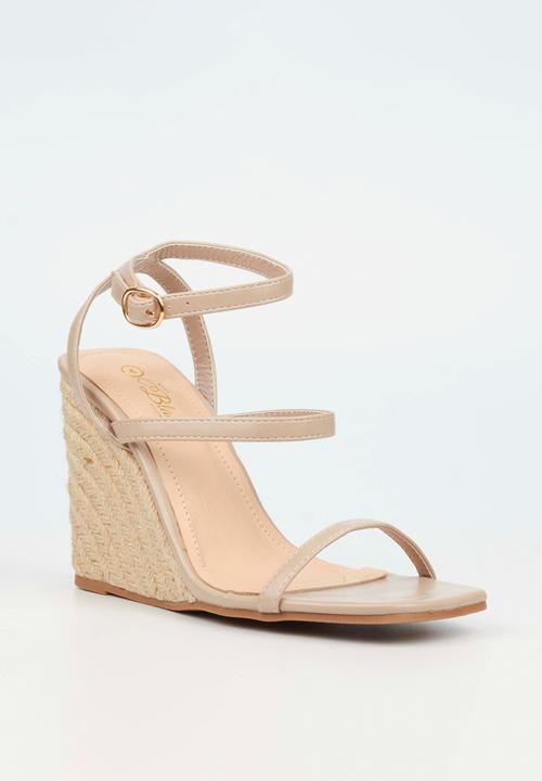 Miss Black - Tania 1 wedge heel - taupe