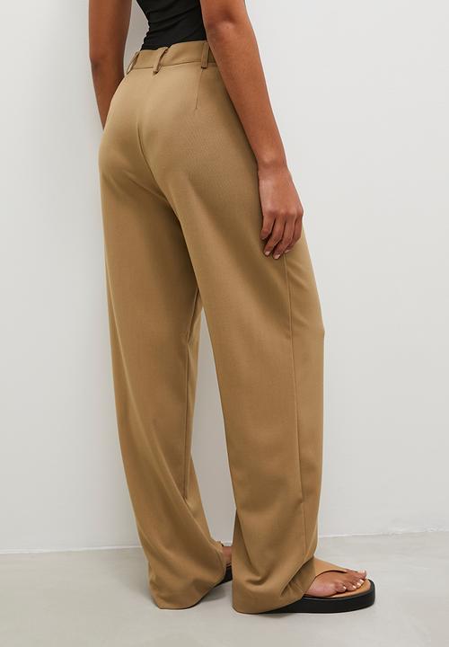 Superbalist -  Co-ord straight leg trouser - tan