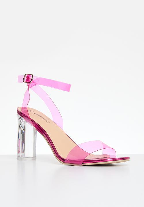 Superbalist - Aurora perspex heel - pink