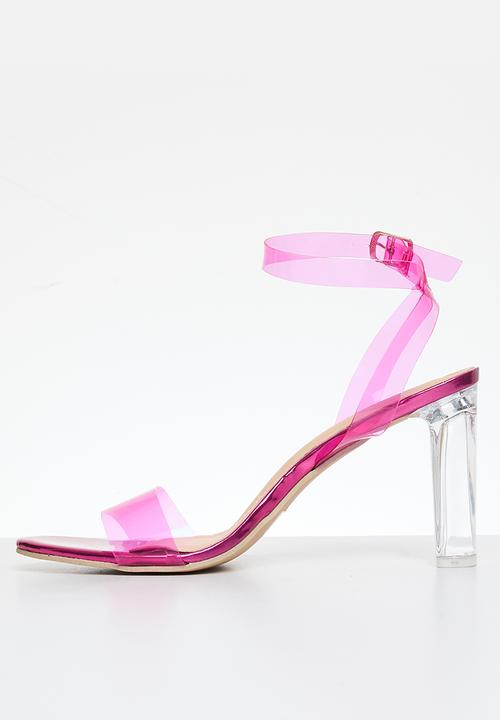 Superbalist - Aurora perspex heel - pink