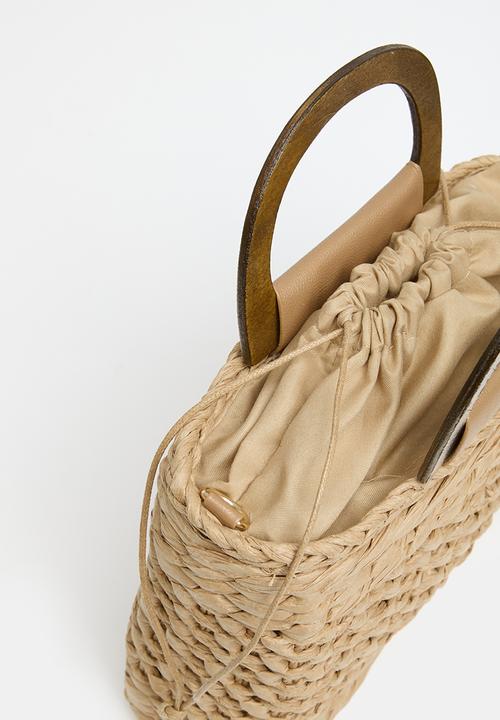 Superbalist - Jenny top handle bag - natural