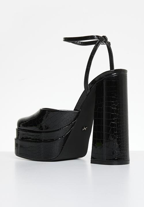 Rock & Co - Sachi 9 platform heel - black