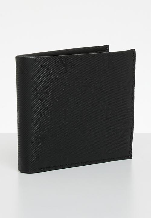 Calvin Klein - Monogram soft bifold w/coin aop - mono allover