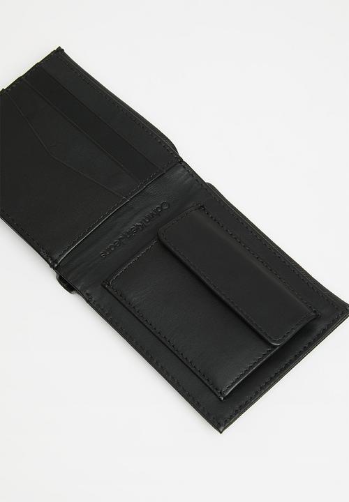 Calvin Klein - Monogram soft bifold w/coin aop - mono allover