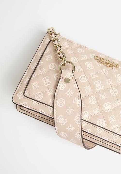 GUESS - Abey mini shoulder bag - light rose logo