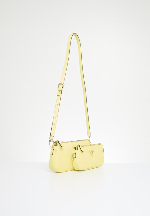 GUESS - Noelle dbl pouch crossbody - yellow