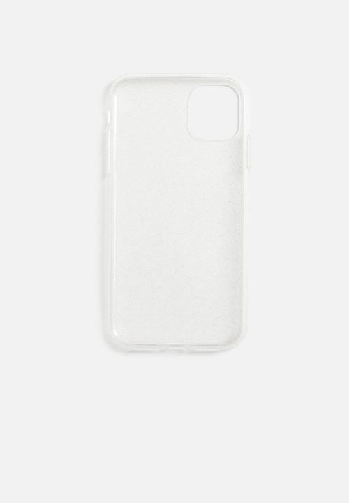 H&M - Glittery iphone 11 case - transparent glitter