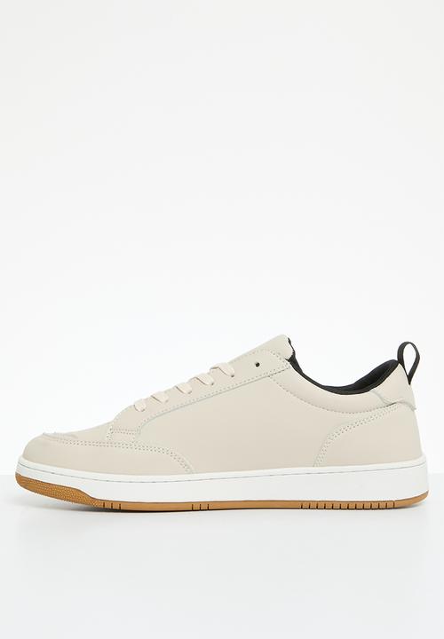 POLO - Zip sneaker - stone 