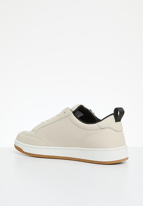 POLO - Zip sneaker - stone 