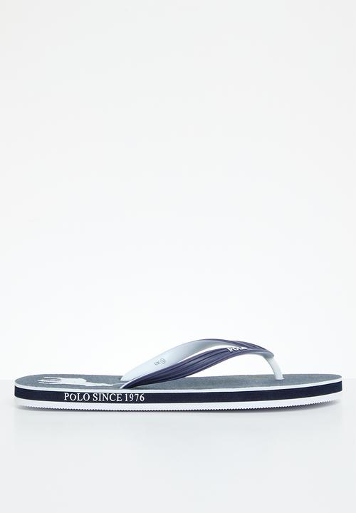 POLO - Big pony flip flop - blue 