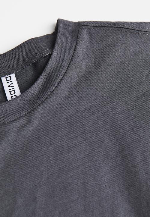H&M - Oversized t-shirt - dark grey